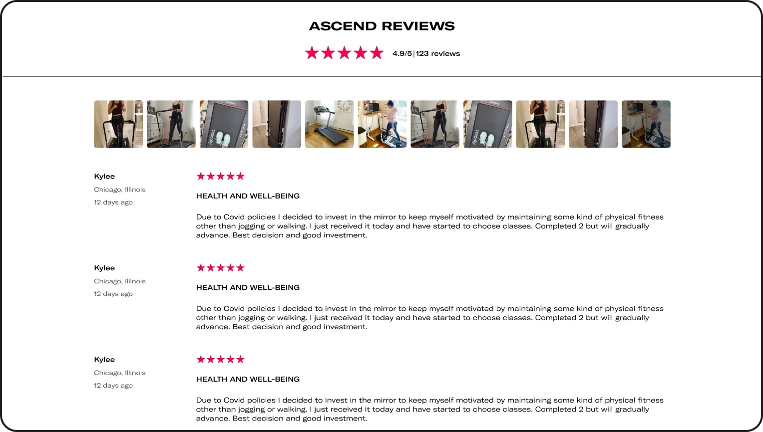 Ascend storefront design, screen 4 of 7